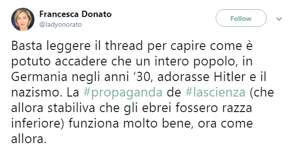 francesca donato hitler vaccini fascismo vax - 2
