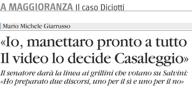 E il senatore Giarrusso “confessa” che il voto su Rousseau non sarà regolare article-post