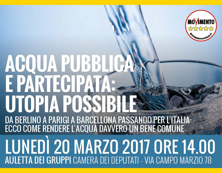 Il M5S va alla guerra dell’acqua pubblica article-post