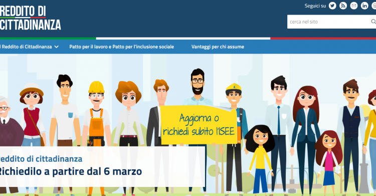 m5s sito reddito cittadinanza card di maio - 5