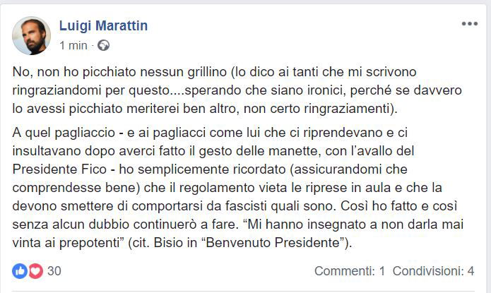marattin grillini picchiati