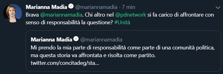 marianna madia tweet 1