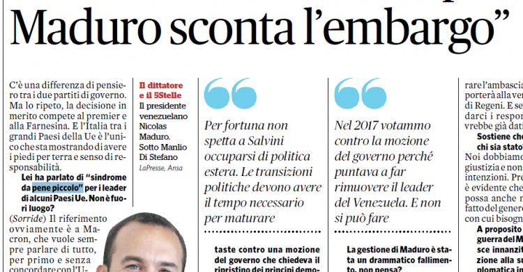 pene piccolo macron di stefano