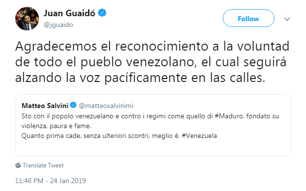 salvini maduro venezuela guaidò - 2