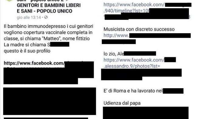 bimbo leucemia gogna