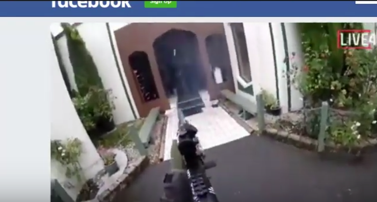 video christchurch mosque shooting livestream