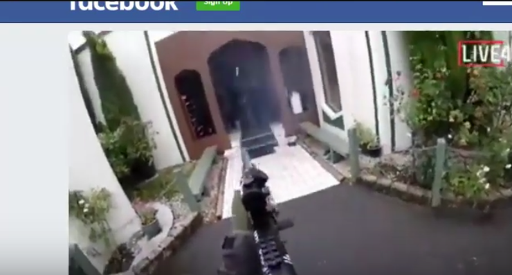 christchurch shooting live stream video