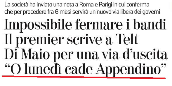 Chiara Appendino a rischio per la TAV article-post