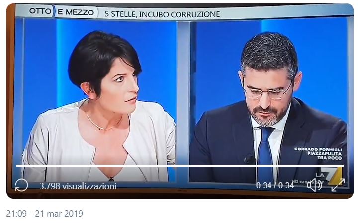 Il numero di Riccardo Fraccaro a Otto e Mezzo: non sa che Dessì è senatore M5S article-post