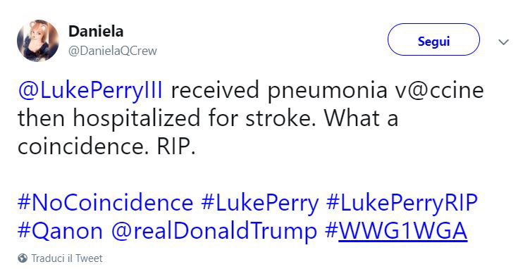 La bufala di Luke Perry morto dopo il vaccino article-post