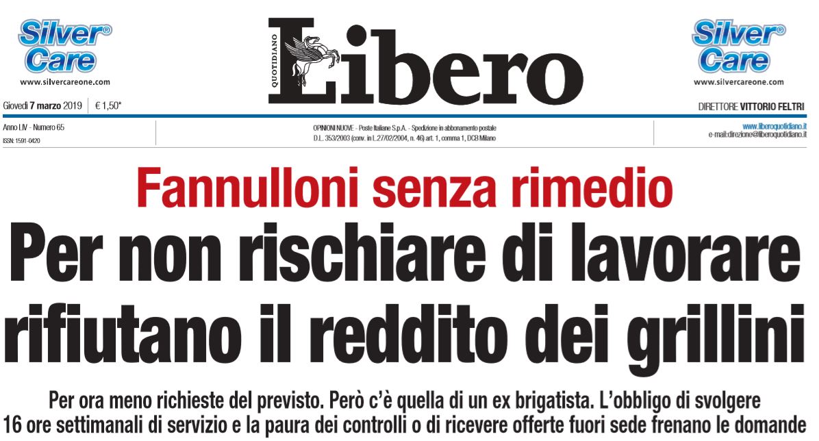 reddito di cittadinanza