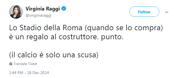 Come il M5S sta andando a sbattere sullo Stadio della Roma article-post