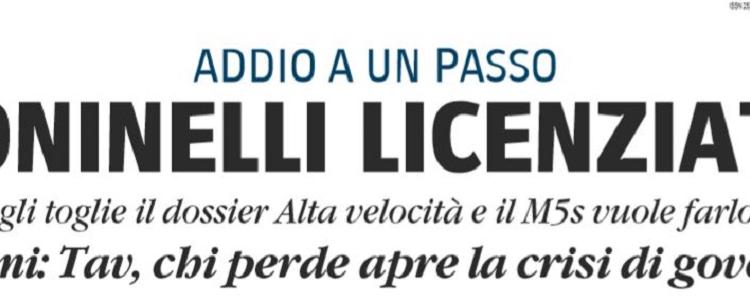 toninelli licenziato