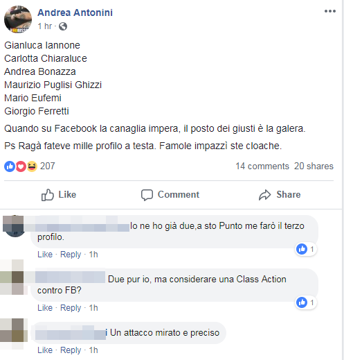 casa pound iannone bannato facebook - 2