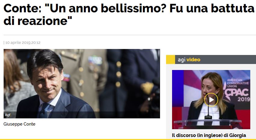 2019 bellissimo? Conte “stava a scherza’, ahò, scherzava” article-post
