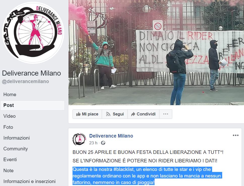I rider che accusano i vip di non dare le mance article-post