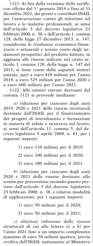 di maio infortuni lavoro inail - 2