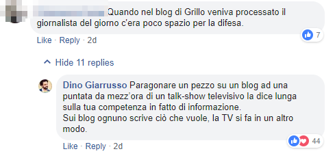 dino giarrusso nicola biondo gruber casaleggio otto e mezzo contraddittorio - 3