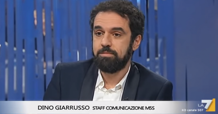 dino giarrusso nicola biondo gruber casaleggio otto e mezzo contraddittorio - 4