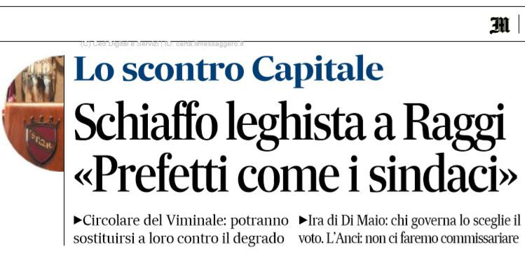 direttiva salvini virginia raggi