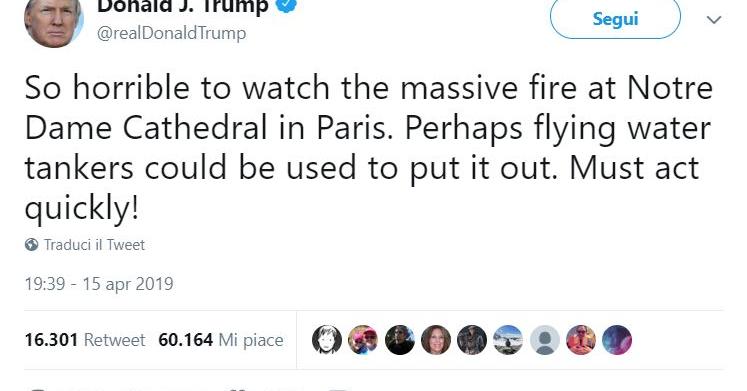 donald trump notre-dame