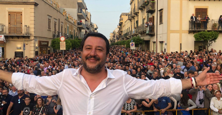 salvini monreale caltanissetta contestazioni - 2