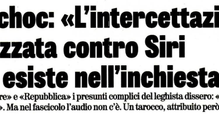 siri intercettazione 30mila euro