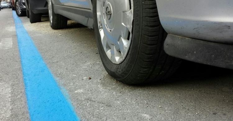 strisce blu roma