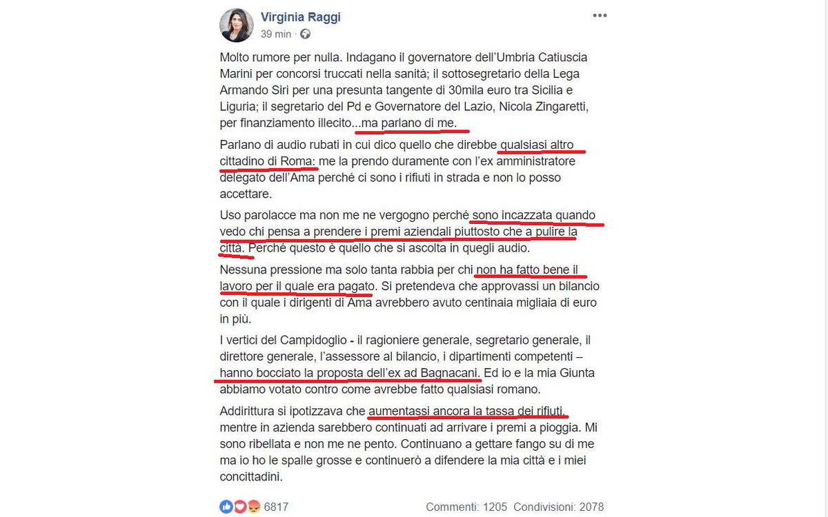 Ma siamo proprio sicuri che sia Virginia Raggi la sindaca di Roma? article-post