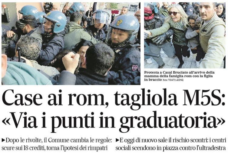 Il M5S vuole togliere i punti in graduatoria per le case popolari ai rom article-post