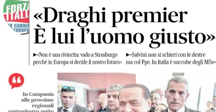 berlusconi draghi premier