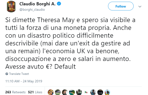 borghi uscita dall'euro default - 1