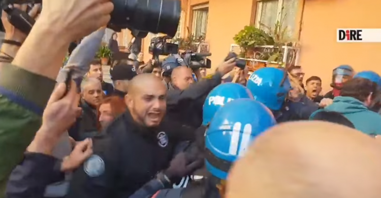 casapound casal bruciato troia ti stupro