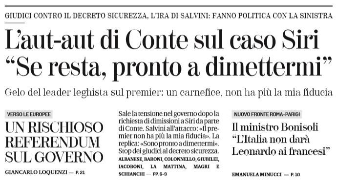 conte dimissioni