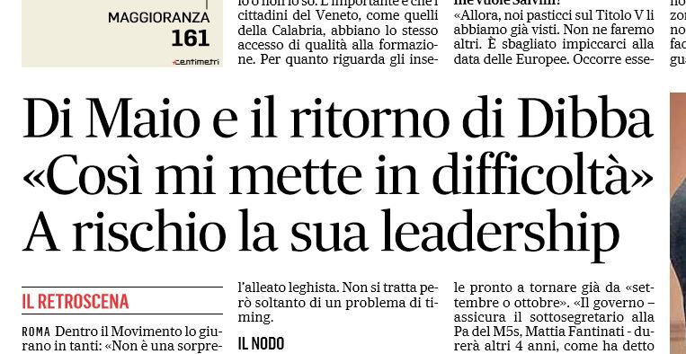 Di Maio arrabbiato per il ritorno di Di Battista article-post