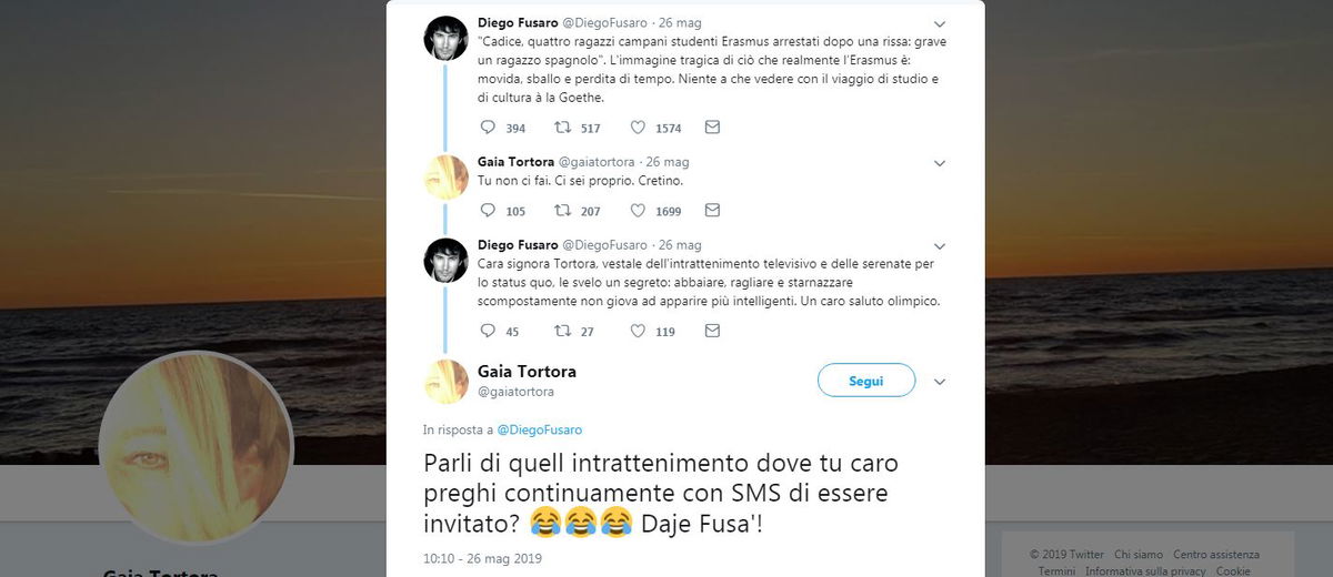 Lo sdeng di Gaia Tortora a Diego Fusaro article-post