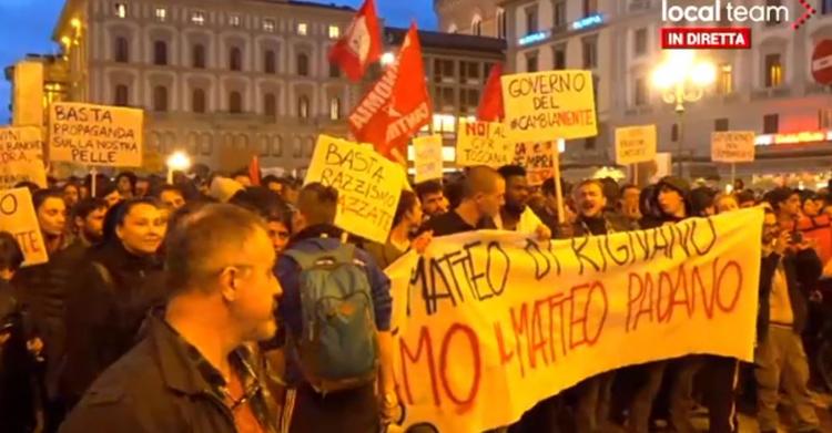 firenze scontri salvini - 5