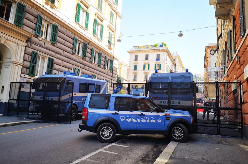 genova casapound comizio - 2