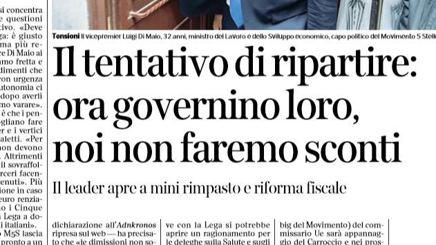 La geniale strategia di Di Maio: far governare Salvini article-post