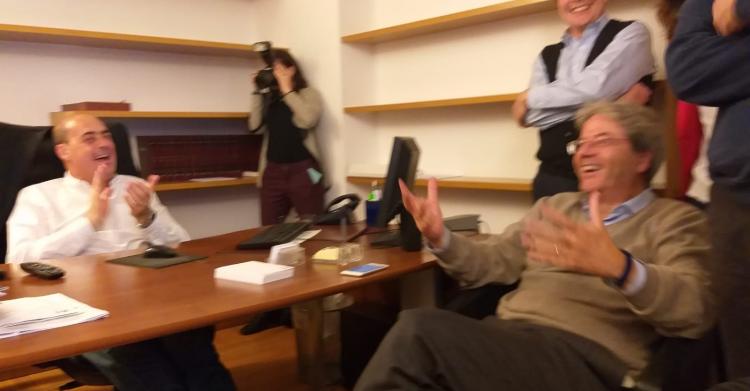 nicola zingaretti paolo gentiloni pd