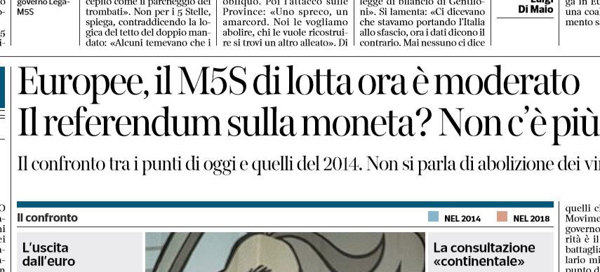 Come è (curiosamente) cambiato il programma del M5S per l’Europa article-post