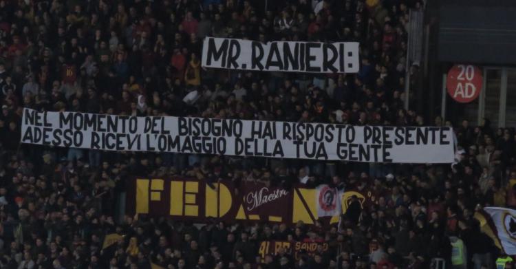 ranieri tifosi roma