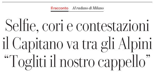 I giovani alpini contro Salvini article-post