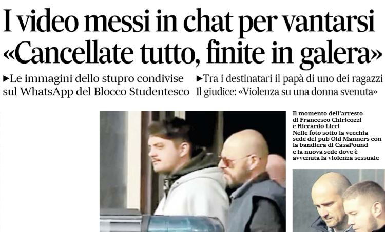 I video del presunto stupro di Viterbo su Whatsapp article-post