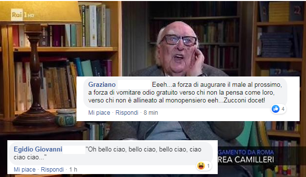 Gli insulti ad Andrea Camilleri ricoverato dopo un arresto cardiaco article-post