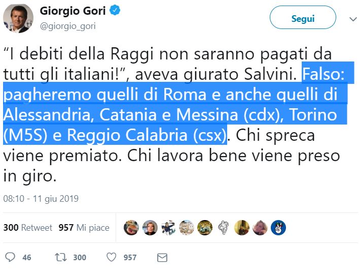Salva-Roma: così i debiti di sette città saranno pagati da tutti gli italiani article-post
