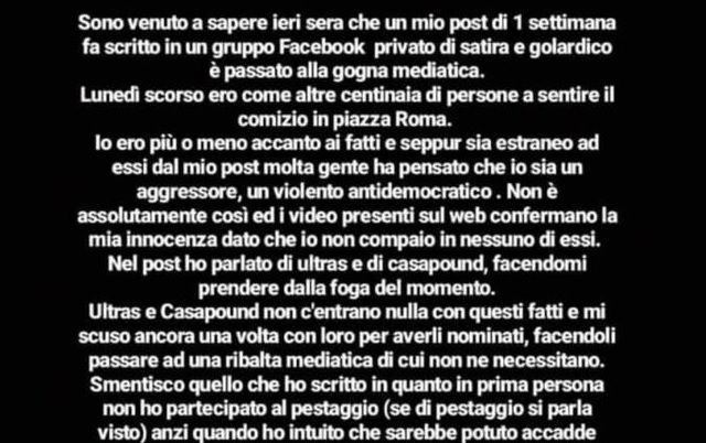 Emanuele e il pestaggio di Cremona: la retromarcia terrorizzata preview