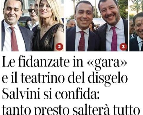 fidanzate salvini di maio