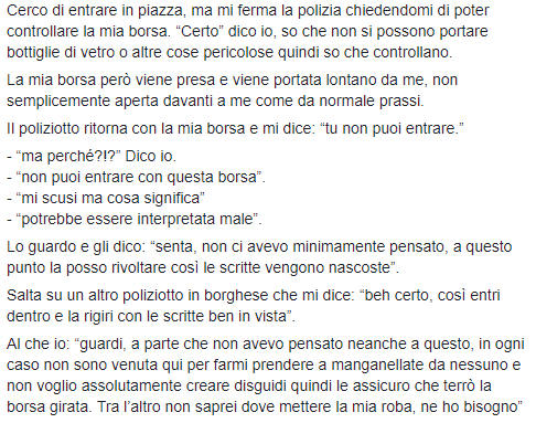 Ma Davvero Ora La Polizia Si Occupa Dei Messaggi Scritti Sulle Borsette Di Tela