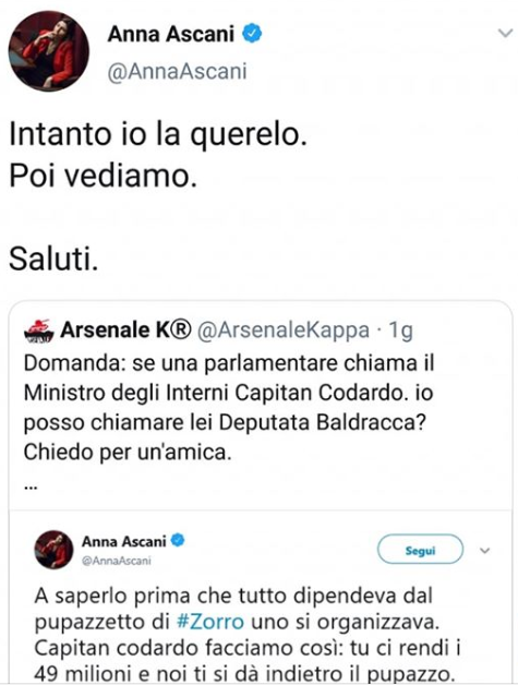 luca telese arsenale k tank different blocco twitter - 6